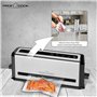 Profi Cook PC-VK 1133 - Emballeuse sous vide - Puissance d'aspiration 12l/min - + 10 sachets fraicheurs - 110 Watts - Couleur Ar
