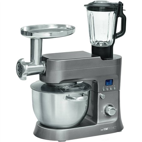 Clatronic Robot Multifonction Professionnel - Robot Pâtissier 4 en 1 - Pieds à Ventouse - Robot Multifonction 4 en 1 - KM 3674 t