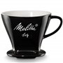 Filtre porcelaine 1x4 noir