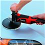 Einhell CC-PO 1100/2E Polisseuse et ponceuse auto (230 V, puissance 1100 W, oscillations par min. 1000-3500, diam. plateau 18 cm