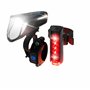 FISCHER Twin Stop 100 Lux Kit d'éclairage LED pour vélo avec Feux de Route et Mode capteur