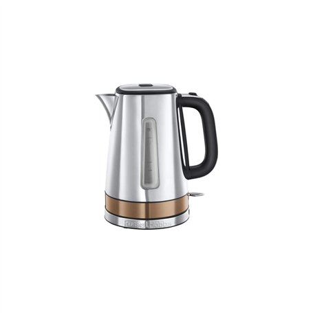 Russell Hobbs Bouilloire Electrique [Puissante & moderne] Luna Inox Cuivre (1