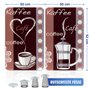WENKO Maximex Protection Plaque de Cuisson Café en Verre trempé | pour Toute Plaque | Couvre Plaque de Cuisson, Planche à découp