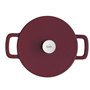 Fissler Collection Moments Cocotte En Fonte Émaillée, Ronde (20 cm), Fonction AromaStar, Compatible Induction, Rouge Bordeaux