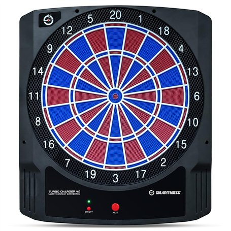 Smartness Carromco 94014 Cible de fléchettes électronique avec Application Turbo Charger