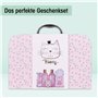 Accentra - Set cadeau Princess Kitty pour filles & femmes - Kit douche 7 pcs avec bain moussant, exfoliant, gel, lotion pour cor