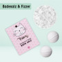 Accentra - Set cadeau Princess Kitty pour filles & femmes - Kit douche 7 pcs avec bain moussant, exfoliant, gel, lotion pour cor