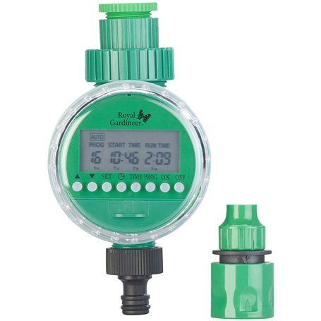 Programmateur d'arrosage électronique 16 programmes avec écran LCD [Royal Gardineer]