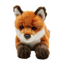 Uni-Toys - Renard Roux, couché - 24 cm (Longueur) - Animal de la forêt - Peluche, Doudou