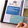Praknu Porte Cartes de Visite pour 256 Cartes avec Intérieur Transparent - Rangement Carte de Visite à usage Professionnel ou Pe