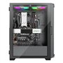 Xilence X613 XILENT Blade II Boîtier PC Gaming, 3X Ventilateurs ARGB 120mm, Boîtier ATX Midi Tower, Mesh Front Panel pour Une Bo