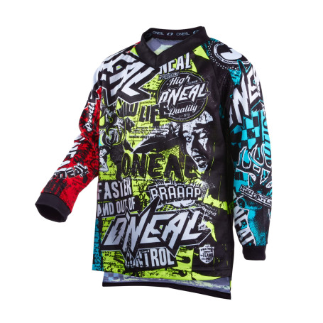 O'NEAL | Maillot de Motocross Manches Longues | Enfants | MX MTB VTT | Matière légère