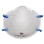3M 8810 Lot de 3 Masques respiratoires filtrant coque sans soupape contre particules irritantes
