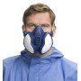 3M série 4000 - Demi-masque de protection réutilisable 3M 4277 - Filtres intégrés pour une protection contre vapeurs, gaz et par