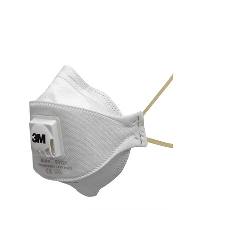 Masque antipoussière pliable 3 panneaux 3M™ Aura™ 9312+ - FFP1