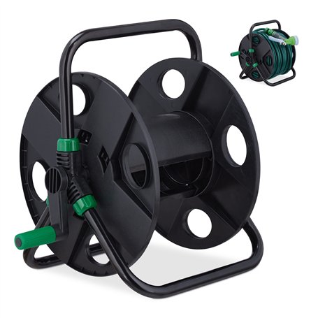 Relaxdays Dévidoir à tuyau d’arrosage (30 m)