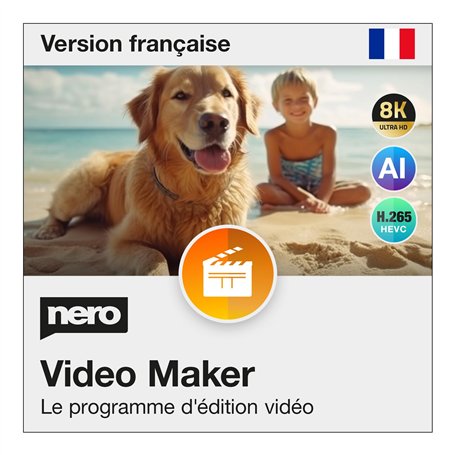 Nero Video Maker 2025 | L'original | logiciel de montage vidéo et photo | couper des vidéos | licence perpétuelle | Windows 11