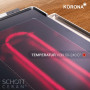 Korona 46100 Barbecue électrique de table | Surface de cuisson en vitrocéramique SCHOTT allemande | 2 en 1 et plaque chauffante 