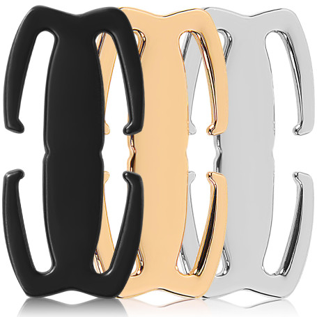 3 PIÈCES clips pour bretelles de soutien-gorge PREMIUM en métal