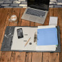 DuneDesign A4 Sac de Classeur en Feutre 31x34x9 cm Porte Documents Serviette Gris