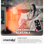 tectake® Chauffage Electrique Infrarouge Silencieux Chauffage exterieur terrasse réglable économique 500W, 1000W & 1500W Chauffa