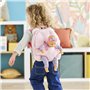 Corolle - Sac à Dos, Porte-Poupon Peluche Rose, Accessoire, pour Poupons 30cm, dès 3 Ans, 9000111170