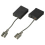 vhbw 2x balais de charbon compatible avec Bosch GWS 23-230+SDS