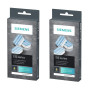 Siemens TZ80002 Lot de 2 x 3 tablettes de détartrage pour toutes les machines à café EQ
