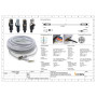 Câble Réseau Cat7 Cat7 10 Gb/s SFTP - 5x 0.5m - RJ45 Ethernet LAN DSL Routeur Modem - 5 couleurs
