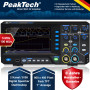 PeakTech 1400 Oscilloscope numérique compact 2 canaux - Bande passante oscilloscope 5 MHz - Taux d'échantillonnage rapide de 100