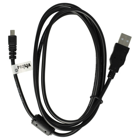 vhbw Câble de données USB (Standard USB Type A) 150cm compatible avec Sony Cybershot DSC-H300