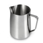 YOUZiNGS Pot à lait en acier inoxydable - 900 ml - Mousseur à lait Barista - Pot à lait - Couleur : argent brillant