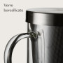 Cosumy Tasse à The avec Infuseur - Mug à The avec infuseur et Couvercle - Tisanière avec Soucoupe - Infuseur thé Verre Borosilic