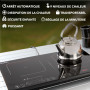 Arebos Double plaque à induction 3500W | 2 zones de cuisson avec écran tactile & minuterie | Plaque à induction portable pour le