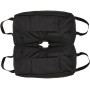 Outsunny Pied de Parasol Pied de Parasol Sandsack Pied de Parasol de marché 2 x Sacs remplissables 50 kg avec Pelle Polyester +