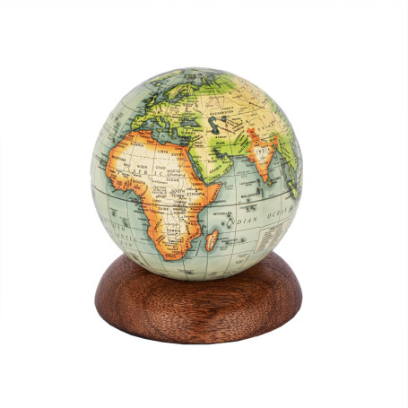 NKlaus Globe terrestre sur socle en bois