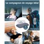 Oreiller Cervical de Voyage VOLAR Quickdry | Petit Coussin Cervical Ergonomique à mémoire de Forme | Housse avec Thermorégulatio