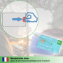fouraces Protege Carte bancaire - 10 pièces - Transparent - étui Rigide pour Carte navigo, Carte Bleu, Porte-Carte, pour Porte M