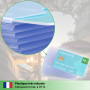 fouraces Protege Carte bancaire - 10 pièces - Transparent - étui Rigide pour Carte navigo, Carte Bleu, Porte-Carte, pour Porte M