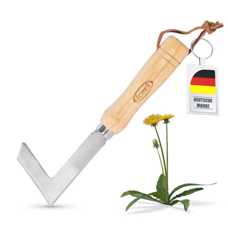 ECENCE Couteau Désherbeur Manuel en Acier Inoxydable – Grattoir de Jardin pour Joints