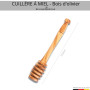 SCHWERTKRONE® Cuillère à Miel 15cm [BOIS D'OLIVIER ARTINASALE] - Haute Qualité Cuillère Miel Bois Olivier - Miel Accessoire - Pr