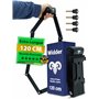 Widder Antivol pliable très sûr | 120 cm | Antivol pliant avec 4 clés et support comme antivol velo electrique | Idéal comme cad
