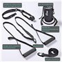 FREESIXD Sangles de Suspension Kit d'entraînement - Fitness Entrainement ensemble avec de Porte Achor pour Maison salle de sport