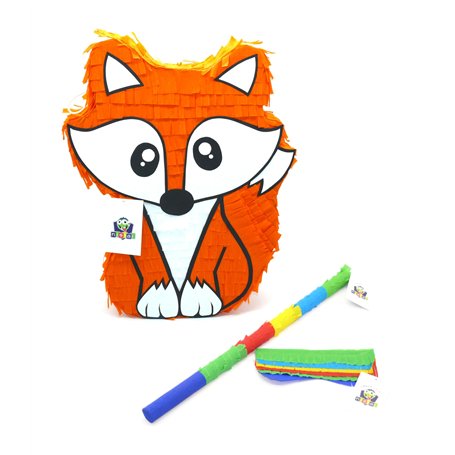 Nislai® Kit Pinata renard | pour les fêtes d'anniversaire de fille | Pinata Anniversaire | cadeau Pinata | Pour anniversaire ou