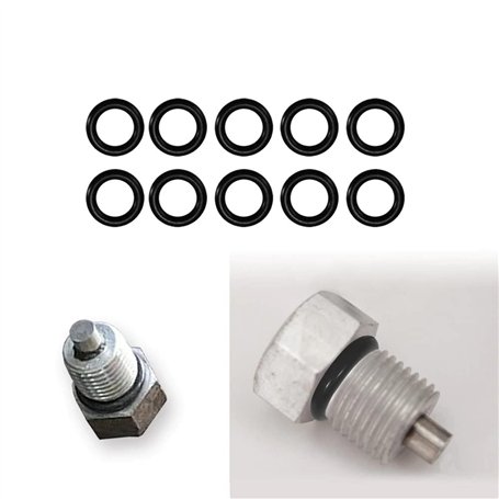 Lot de 10 joints toriques pour bouchon de vidange d'huile 9