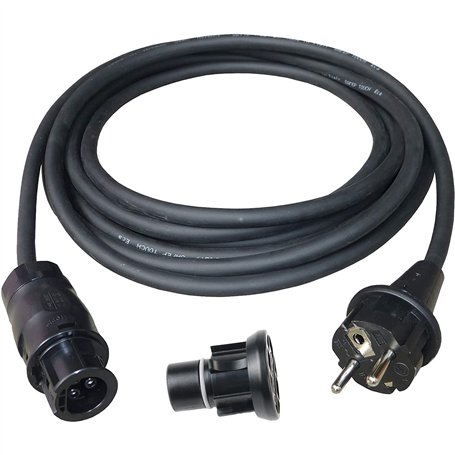 efaso Câble électrique solaire AC de 10 m avec embout Betteri BC01 vers prise Schuko pour raccordement AC des micro-onduleurs à