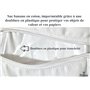 Stilux® Ceinture Ihram Blanche avec Sac Banane pour Hajj et Omra, Sacoche Banane en Coton avec Multi-Poches, Sac Etanche Ajustab