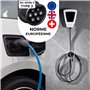 GRAFT Support mural de type 2 pour câble | Support pour voiture électrique à un connecteur IEC 62196-2 | Accessoire pour station