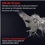 Optio Cycle Clé à Pédale 15 mm – Clé pedalier Vélo | Clé Pédale Vélo Robuste pour Montage et Demonte Pedale