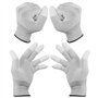 Minadax ESD Gants antistatiques Finger-TIP - 12 paires - Taille L/9 - Pour réparation, montage et nettoyage en électronique, méc